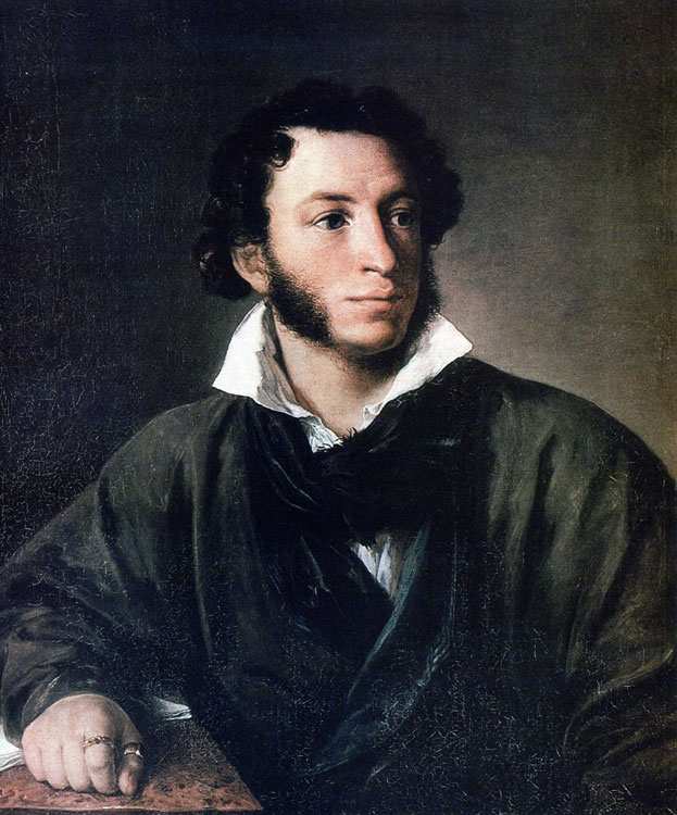 Василий Тропинин - Портрет А. С. Пушкина (1827).